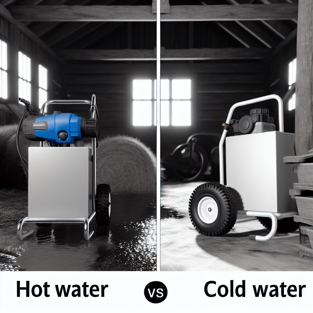 Myjka na ciepłą wodę vs. zimnowodna – którą wybrać do gospodarstwa rolnego?